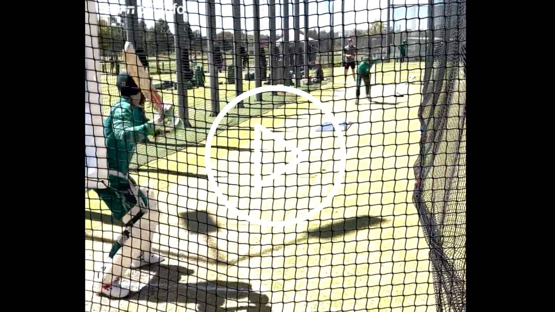 [Watch] Babar Azam Put In The Hard Yards In Nets Ahead Of PAK vs AUS 1st Test